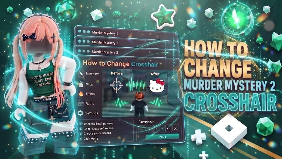 MM2 Crosshair: How to Get and Customize Your Crosshair in Murder Mystery 2
